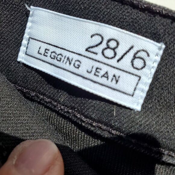 28 GAP Legging Jean BLACK SKINNY JEGGING LEGGING JEANS 6 - Picture 7 of 11